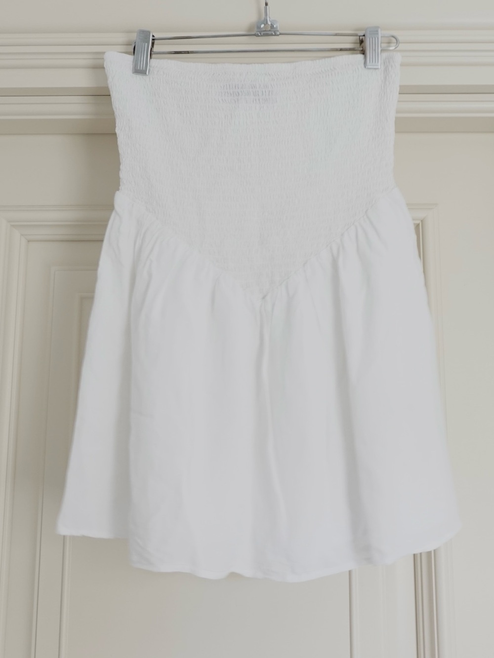 White Fox Boutique White Strapless Mini Cover Up Dress🤍